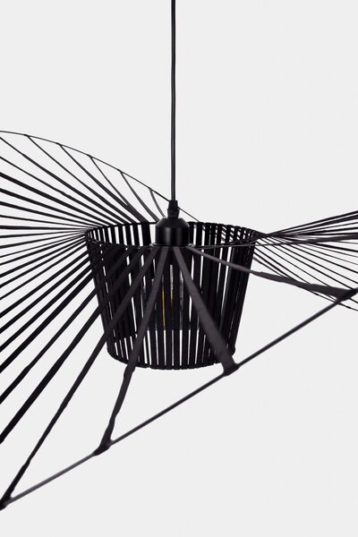 LAMPA WISZĄCA DESIGNERSKA CZARNA SOMBRERO D120