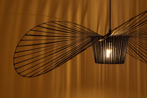 LAMPA WISZĄCA DESIGNERSKA CZARNA SOMBRERO D120