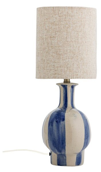 Lampa stołowa ceramiczna z tekstylnym kloszem (wysokość 46 cm) Alida – Bloomingville