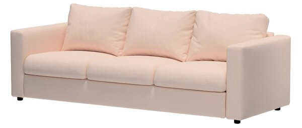 Pokrowiec na nierozkładaną sekcję 3-osobową Vimle kolor różowy tkanina strukturalna