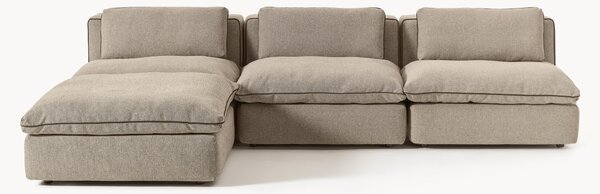 Sofa modułowa z pufem Felix (lewa/prawa)