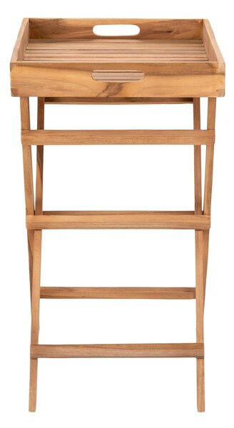 Barek ogrodowy z litego drewna tekowego 29x39 cm Ronda – House Nordic