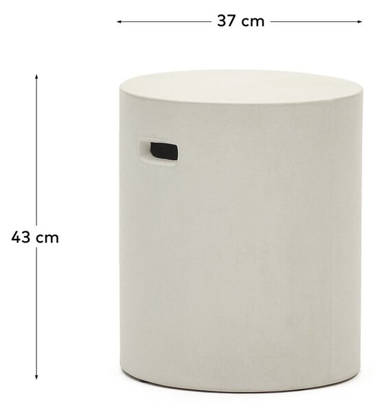 Okrągły betonowy podnóżek ogrodowy ø 37 cm Aiguablava – Kave Home