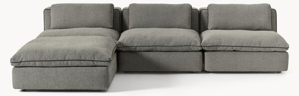 Sofa modułowa z pufem Felix (lewa/prawa)