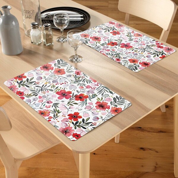 Plastikowa mata stołowa 44x28,5 cm Jolie Fleur – douceur d'intérieur