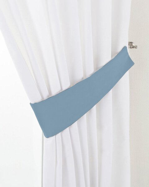 Podwiązka Victoria kolor niebieski tkanina zaciemniająca