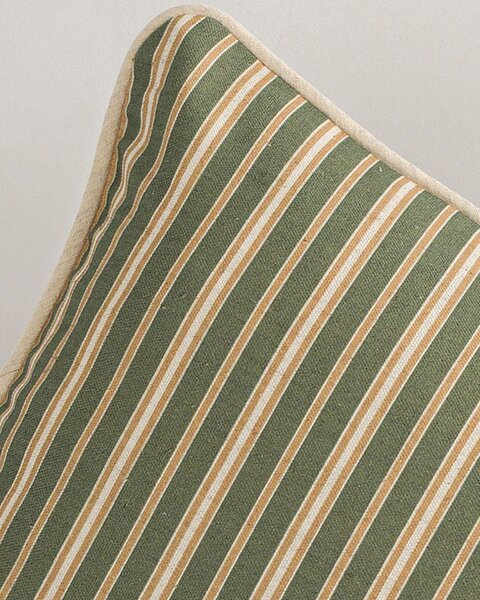 Poszewka na poduszkę Classic Stripe Olive 45x45 cm