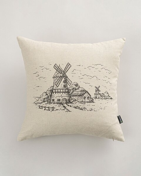 Poszewka na poduszkę Countryside Windmill 45x45 cm