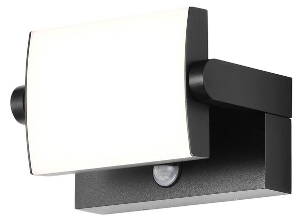 CMD Lampa zewnętrzna z czujnikiem ruchu 9081, czarny, aluminium, nowoczesny