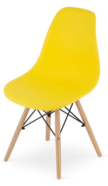 Krzesło Enzo Dsw Paris bukowe nogi żółte