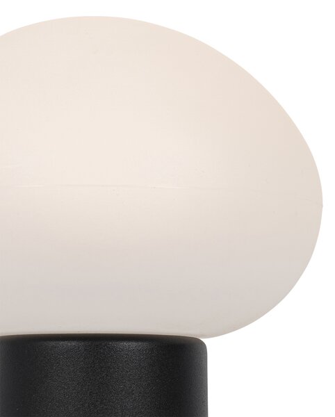 Zestaw 2 akumulatorowych lamp stołowych LED Grzyb czarny - Louise