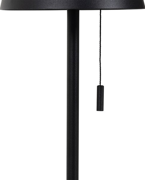 Zestaw 2 lamp stołowych czarnych, w tym LED, 3-stopniowy ściemniacz, ładowanie i energia słoneczna - Ferre