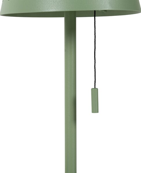 Zestaw 2 lamp stołowych zielonych w komplecie z diodą LED, 3-stopniowy ściemniacz, ładowanie i energia słoneczna - Ferre