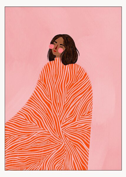 Plakat The Woman With the Swirls