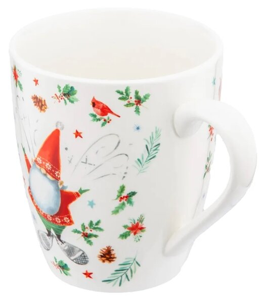 Altom Kubek porcelanowy Winter Gnomes B 400 ml