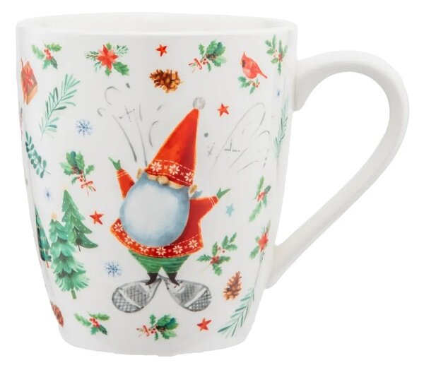 Altom Kubek porcelanowy Winter Gnomes B 400 ml