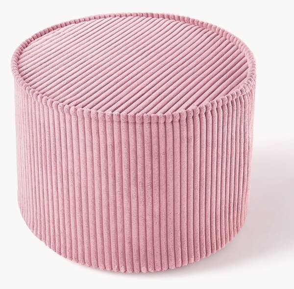 Puf ze sztruksu dla dzieci Sugar, Ø 40 cm