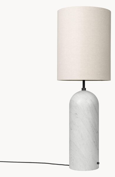 Lampa podłogowa z marmuru z funkcją przyciemniania Gravity, W 130 cm