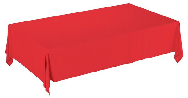 Obrus prostokątny kolor czerwony