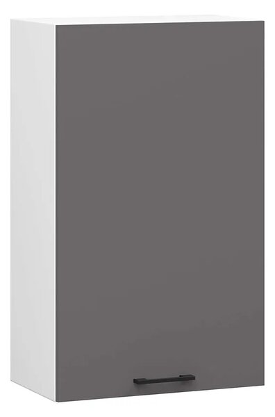 Szara minimalistyczna górna szafka do kuchni N9-B62