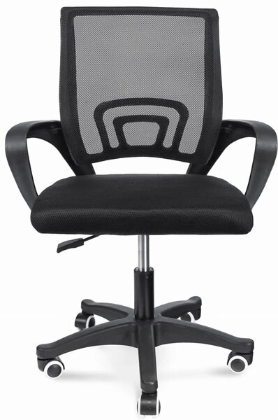 Czarne Ergonomiczne Krzesło Obrotowe Do Biurka K0-K70