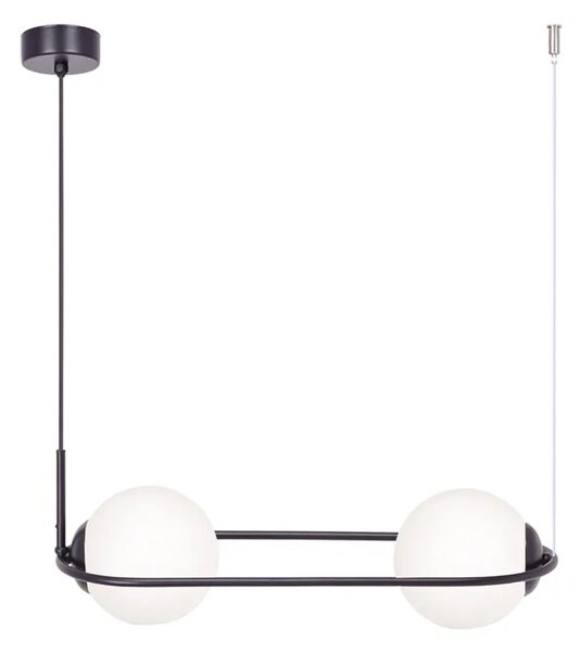 Nowoczesna lampa nad stół z białymi kloszami - 2X A200 N2-D95