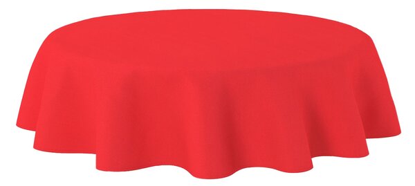Obrus okrągły kolor czerwony