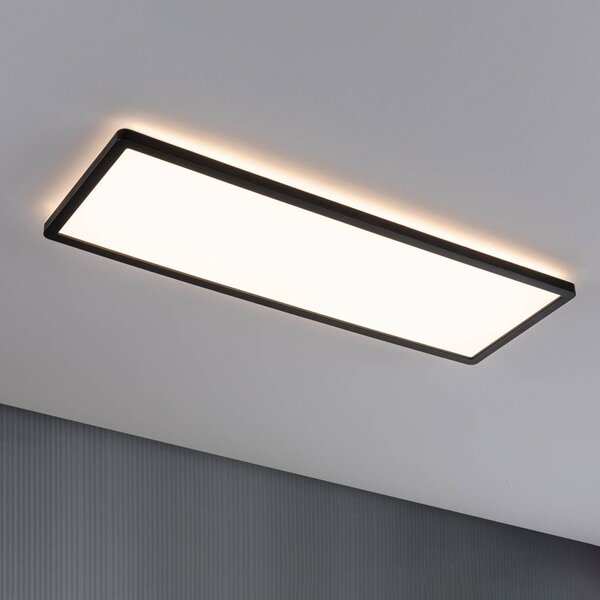 Paulmann Panel LED Atria Shine, możliwość ściemniania, czarny, salon / jadalnia, tworzywo sztuczne, nowoczesny