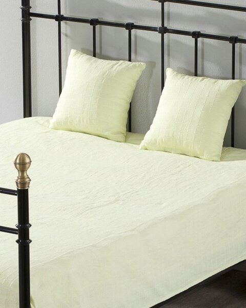 Komplet Milena lime green 150 x 250 cm pled + 2 poszewki -50%