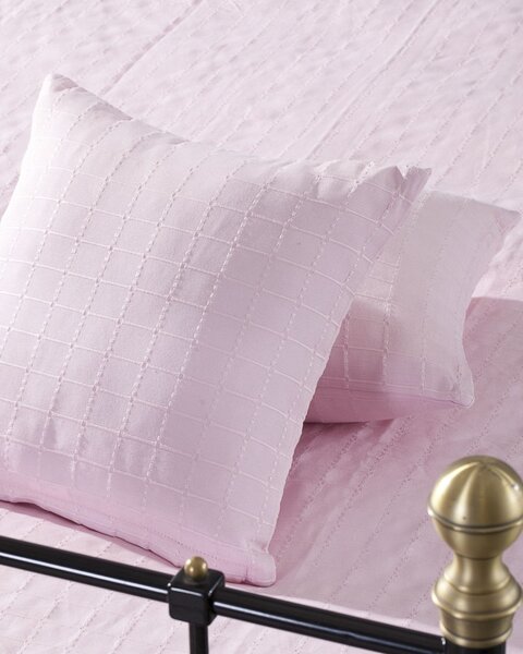 Komplet Milena pink rosa 150 x 250 cm pled + 2 poszewki -50%