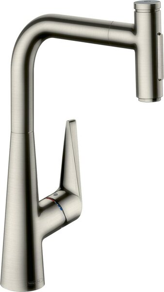 Hansgrohe jednouchwytowa bateria kuchenna 300 SELECT TALIS DN 15, z sBox, wyciągana wylewka o wyglądzie stali nierdzewnej