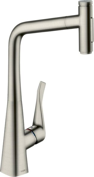 Bateria zlewozmywakowa 320 Select 2jet z wyciąganą wylewką M7110-H320 ST stal nierdzewna - opcja