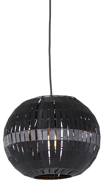 Nowoczesna lampa wisząca czarna 30 cm - Zoë Oswietlenie wewnetrzne