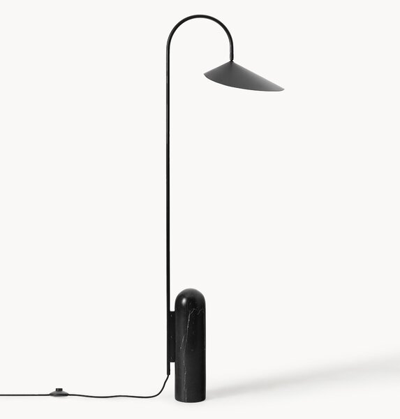 Lampa podłogowa z marmurową podstawą z możliwością regulacji Arum
