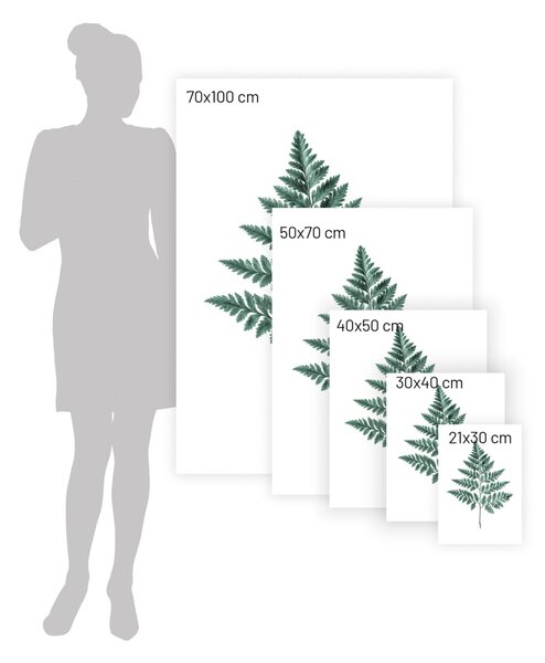 Plakat Fern Emerald Green