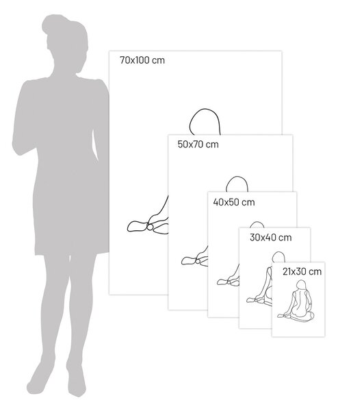 Plakat Figure Line I