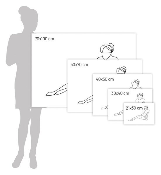 Plakat Figure Line II