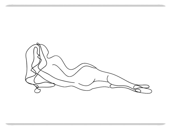 Plakat Figure Line III