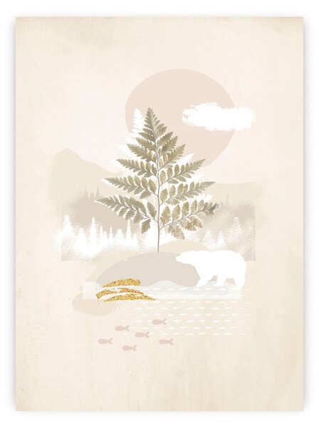 Plakat Beige Abstract II