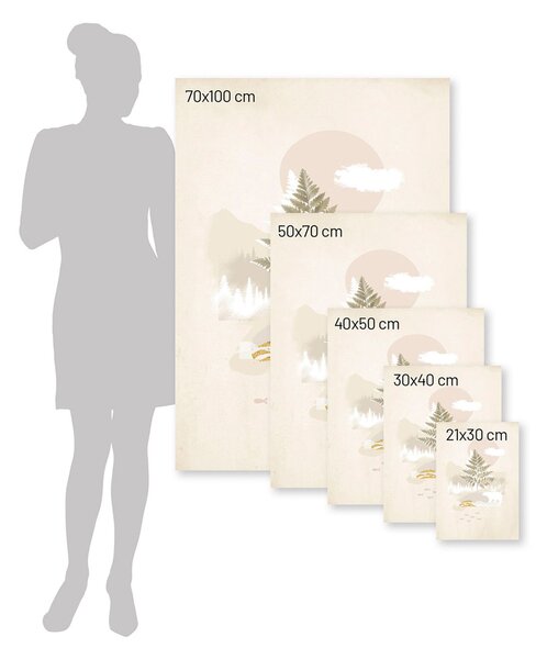 Plakat Beige Abstract II