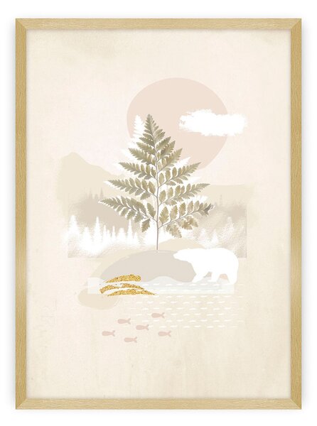 Plakat Beige Abstract II