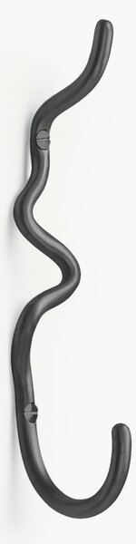 Ręcznie wykonany hak ścienny z mosiądzu Curvature