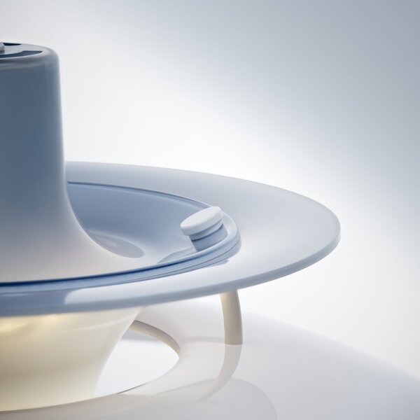 Lampa Wisząca Louis Poulsen, PH 5 320, ściemnialny, niebieski, jadalnia, tworzywo sztuczne, design