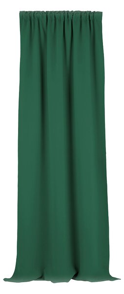 Zasłona zaciemniająca na taśmie marszczącej butelkowa zieleń 140 x 280 cm 1 szt