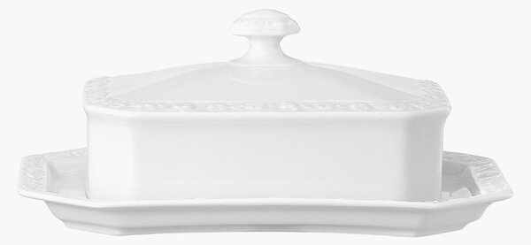 Maselniczka z porcelany Maria White