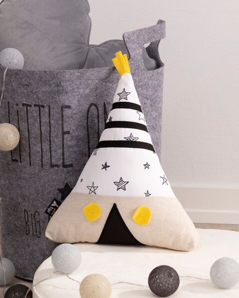 Poduszka Yellow Tipi