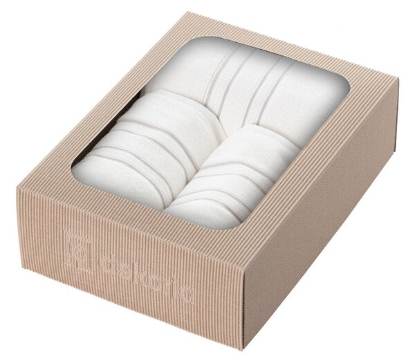 Zestaw ręczników Gunnar 3szt. creamy white grey
