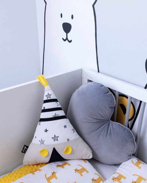 Poduszka Yellow Tipi