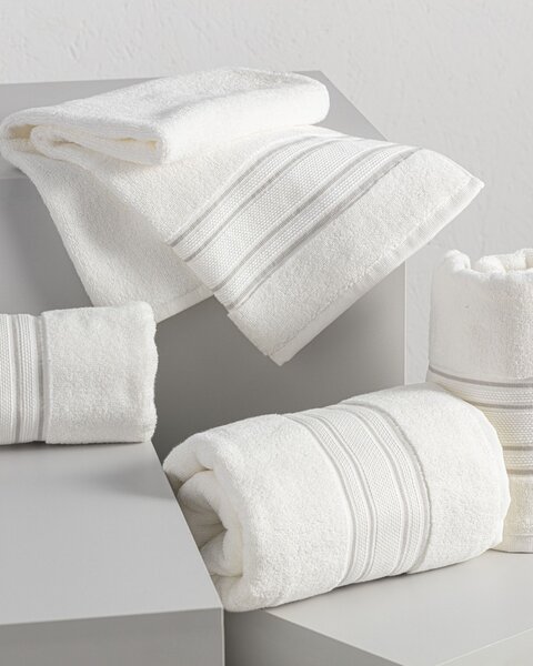 Zestaw ręczników Gunnar 3szt. creamy white grey