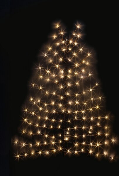 LED ścienna choinka ZIGGY, brązowa - różne rozmiary Wielkość: XS